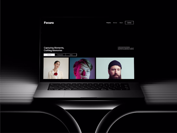 Framer Portfolio Website Design for FOCURA STUDIO