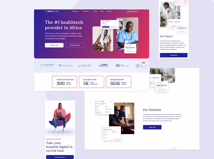 Medical Landing page