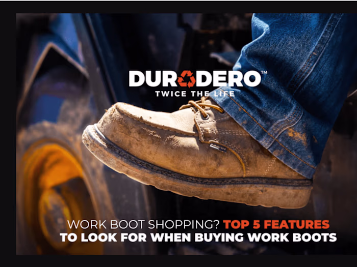 Blog Post: Top 5 Features to look for when Buying Work Boots. 