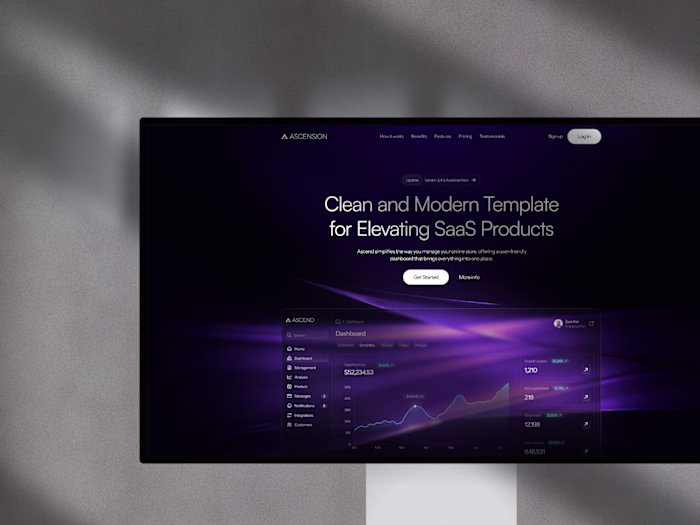 Ascension — Swiss SaaS Template