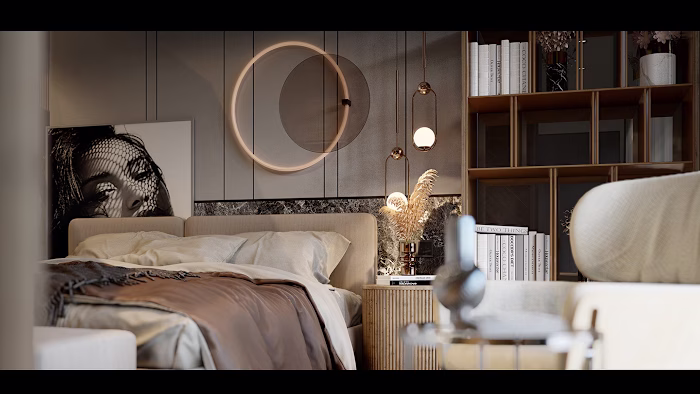 Light Mint Master Bedroom 