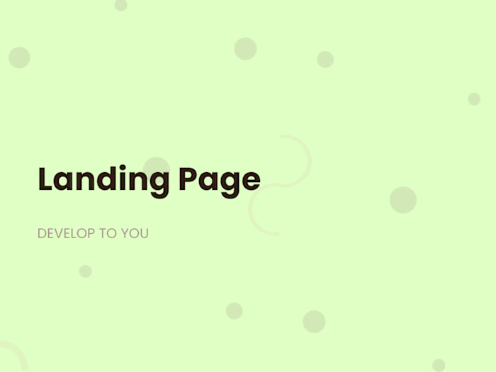 Landing Page