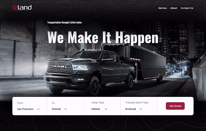 Website - Eland Transportation Services