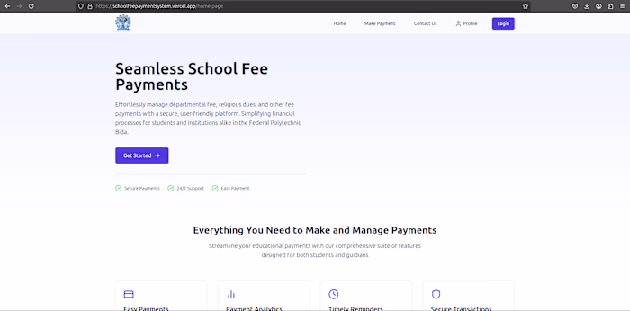 School Fee Payent System