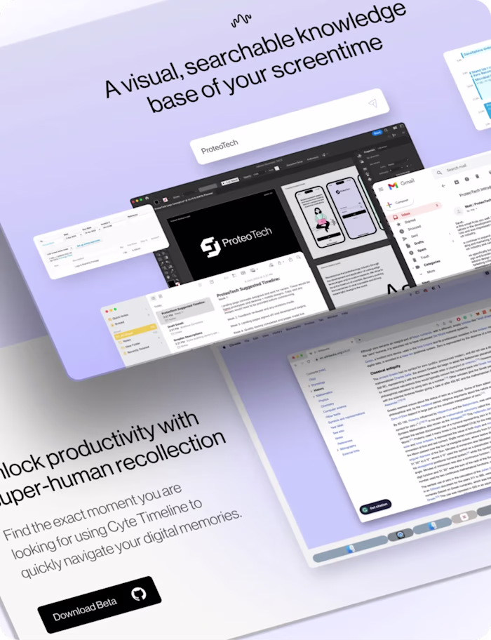Visual Design for AI Memory App