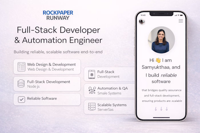 Personal Portfolio Website Design & Development