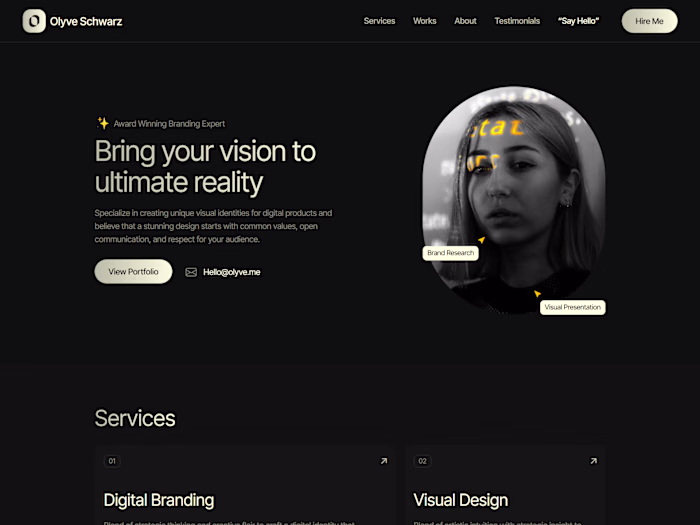 Wordpress Portfolio Website