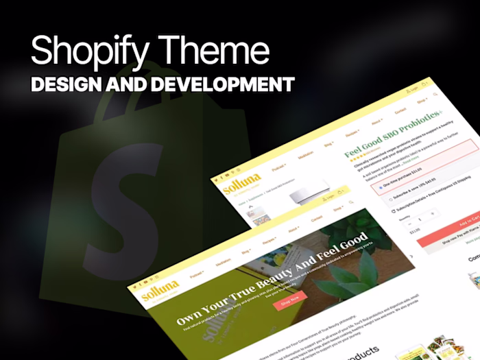 Solluna Wellness E-commerce Store