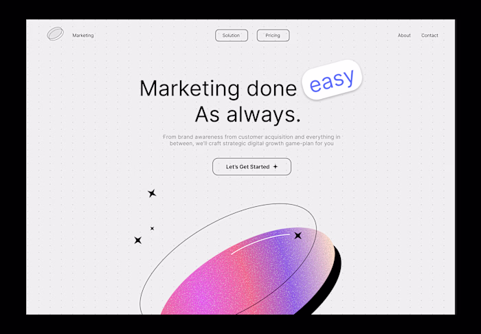 Landing Page