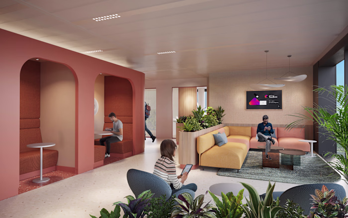 3D renders for Jetbrains Amsterdam Office