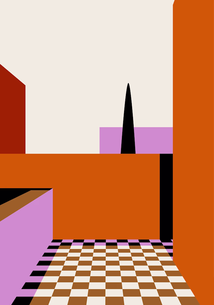 Vivid Simplicity: Digital Illustrations