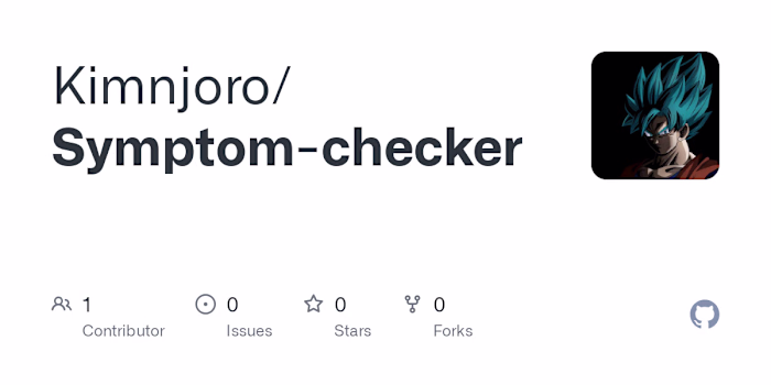 Kimnjoro/Symptom-checker
