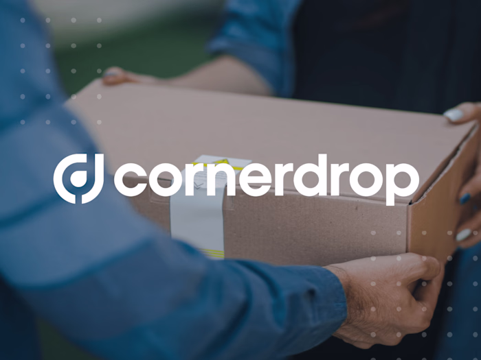 Cornerdrop - Landing page design for a B2B SaaS company