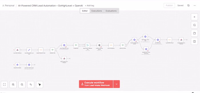 AI-Powered CRM Lead Automation –
