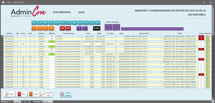 Sistema de facturacion electronica CFDI