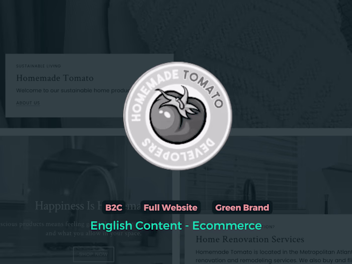 E-Commerce Website Copy 