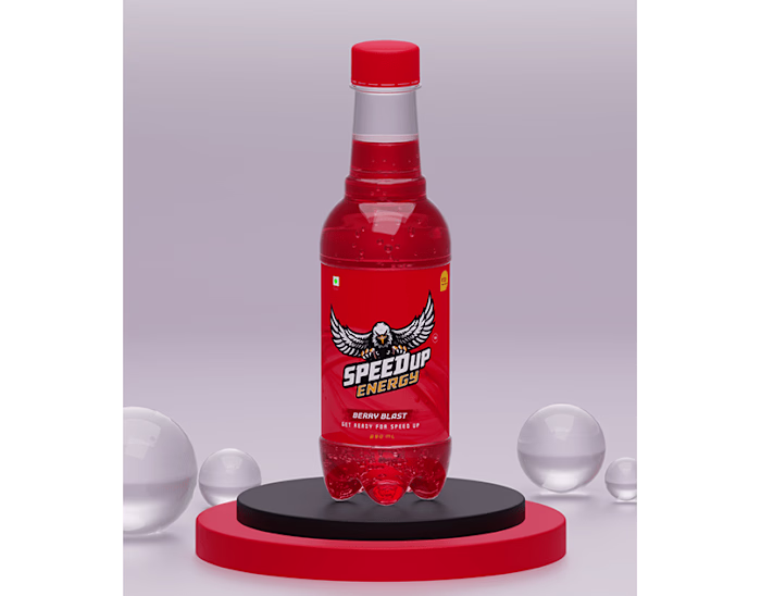 Product Modeling - Speed Up Energy Drink Bottle on Behance