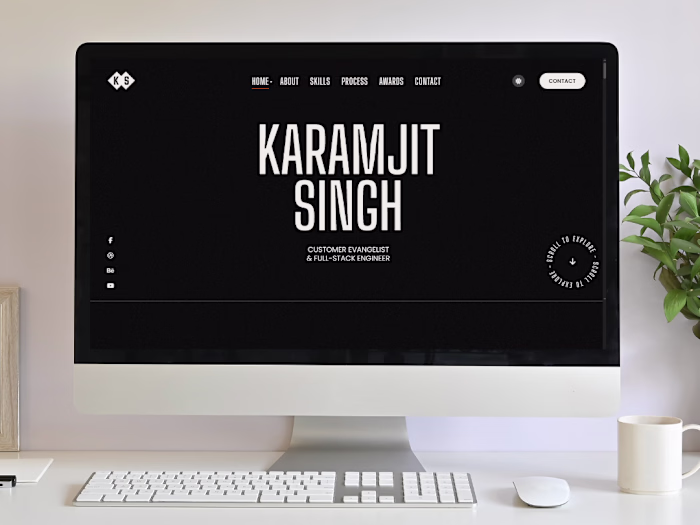 Personal Portfolio Site for Karamjit Singh