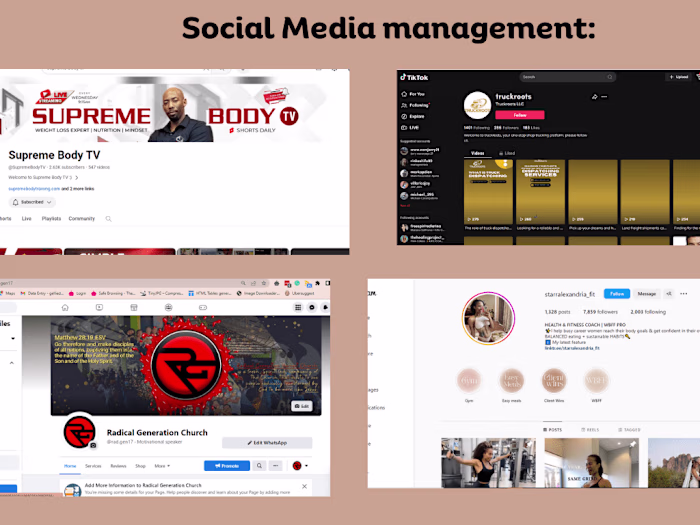 Social Media management