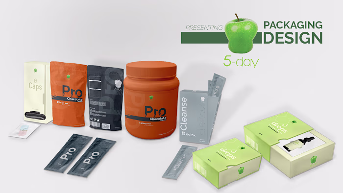 5-Day Packaging and Sub-Logos Design