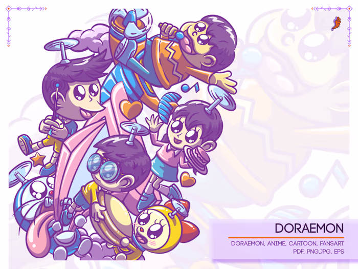 Doraemon Inspired Artwork