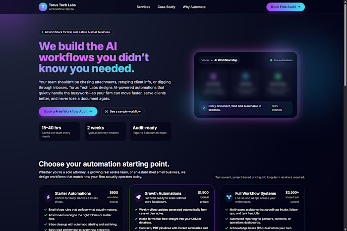 AI Workflow Automation for Professional Firms