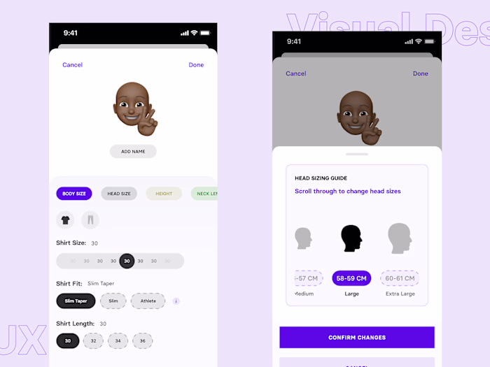 Avatar Profiles for Manual Body Measurements