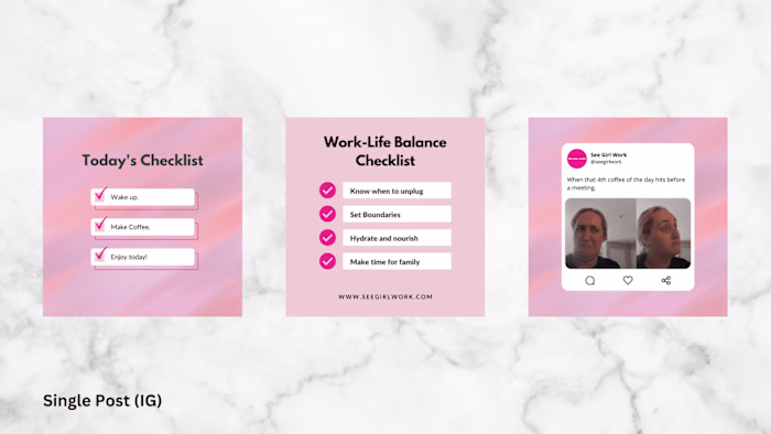 Social Media Design Projects