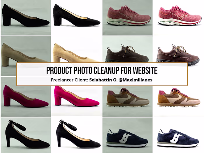 Product Photo Cleanup for eCommerce Website