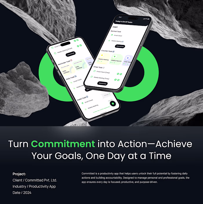 Committed: A Productivity App for Daily Tracking