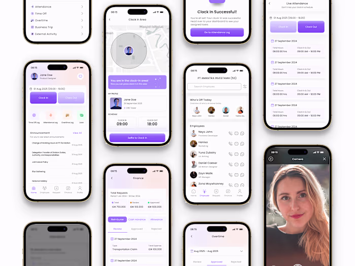 HR Management App Design