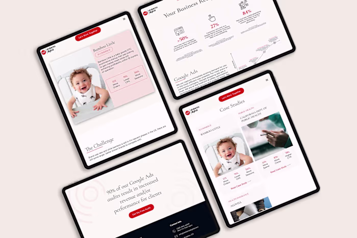 A website design for Atalanta Digital