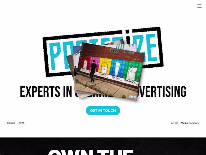 Posterize Media Website Redesign