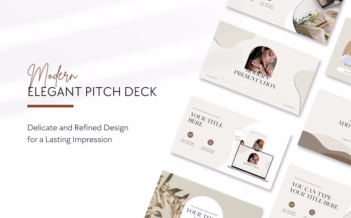 Elegant Pitch Deck