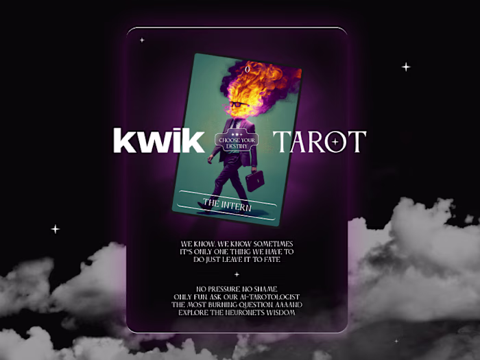 KwikTarot | AI-powered tarot reader