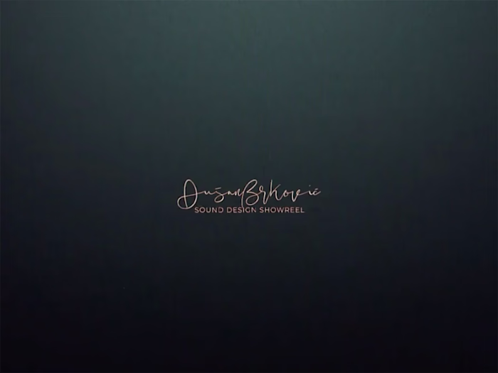 Film/Animation Sound Design Showreel