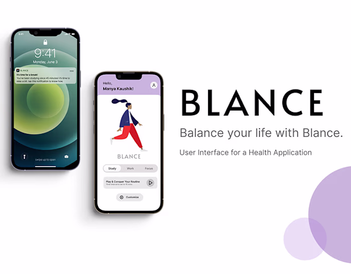 Blance - Application UI/UX on Behance