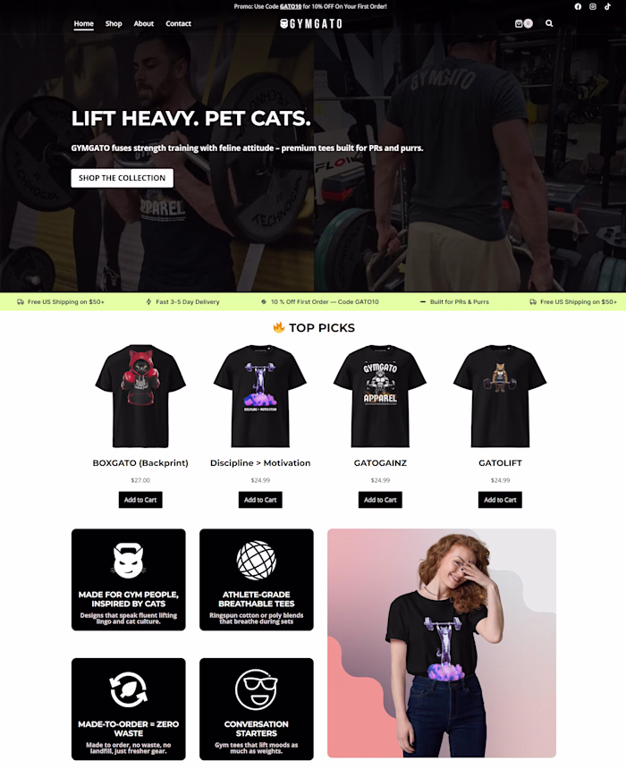 Migrated from Shopify to Wordpress WooCommerce, created the ...