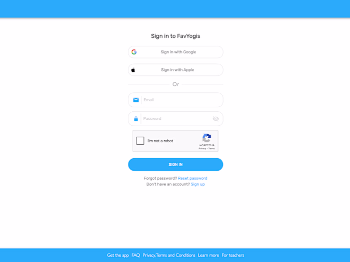 FavYogis - Responsive Frontend Redesign for Tech Startup