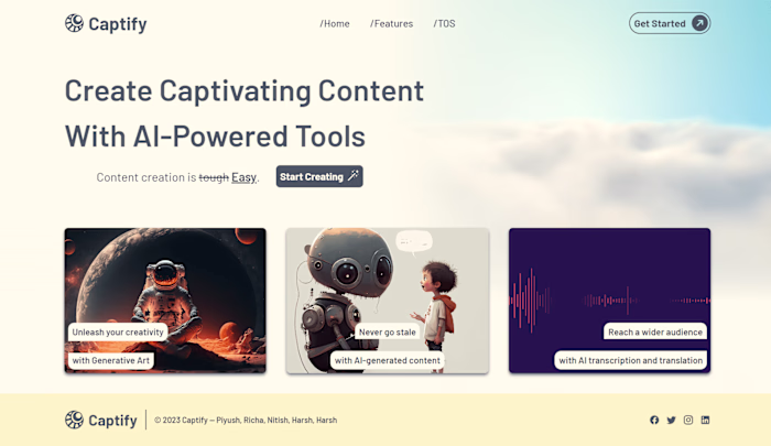 AI Content Creation Platform