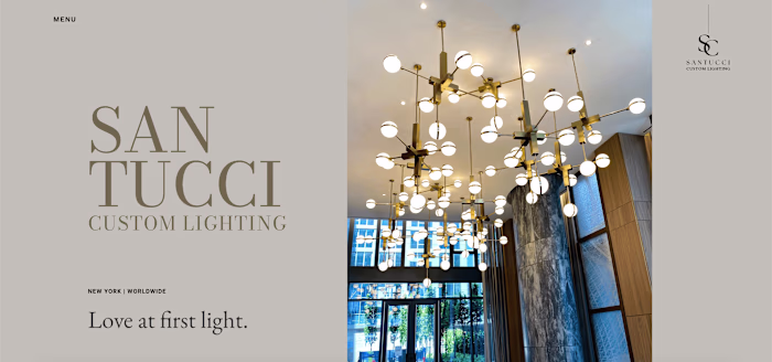 WordPress/Elementor Design for Custom Lighting Company