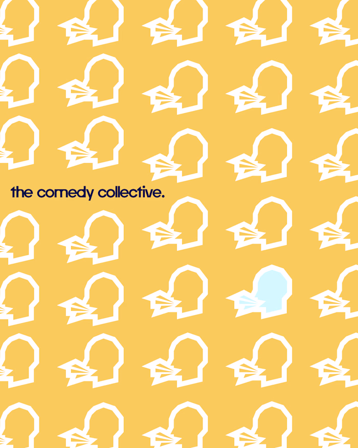 Comedy Collective: Brand identity for