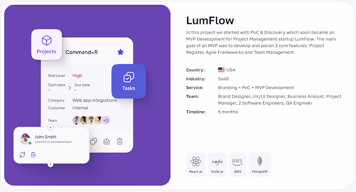 SaaS Project Management Software | LumFlow