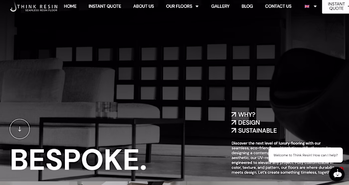 Construction Business Website + CRM