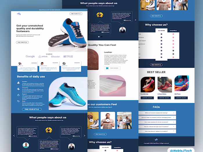 FastShoe Replo Landing page 
