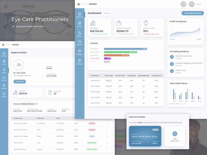 ECP Web App: Streamline Vision Plan Invoicing & Estimates
