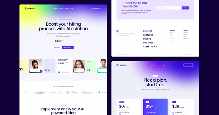 B2B Saas Single Landing Page - CandiJar
