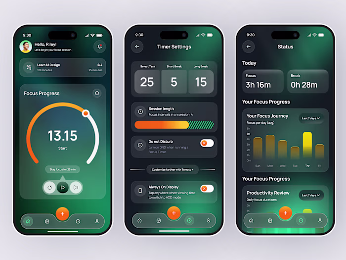 AI-Driven Productivity App Design