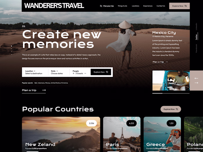 Shopify Setup Design & Content – Wanderer’s Market