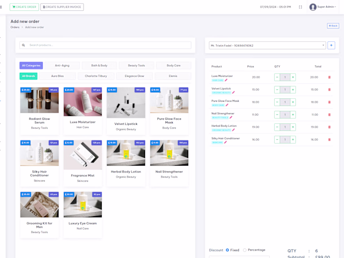 Auralux (Shop Inventory Management with POS(Point Of Sale))